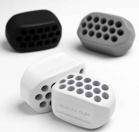 MuscleGum-Entraîneur de mâchoire pour un visage plus marqué (Pack de 6)+guasha gratuite